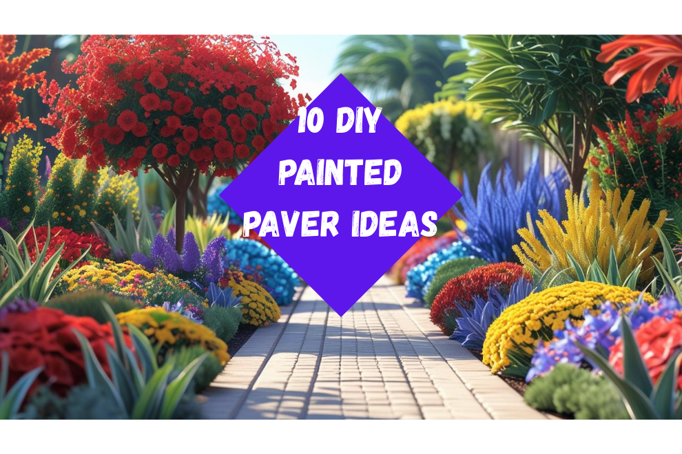 DIY painted paver ideas