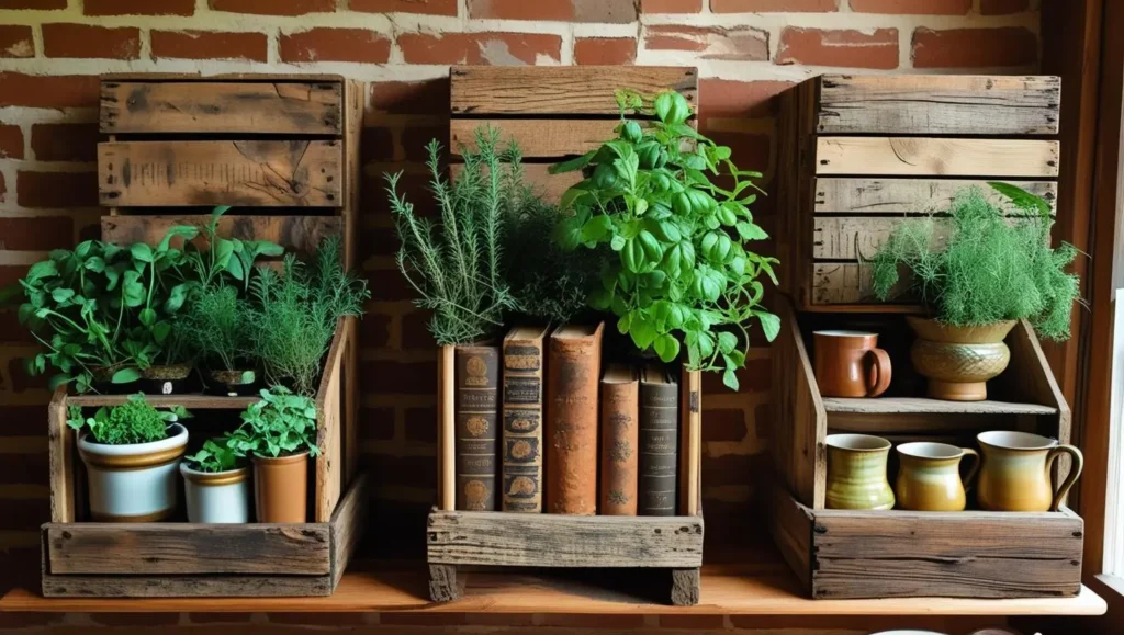 Reclaimed-Wood-Crate-Shelves