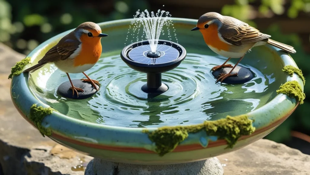 Solar-Powered-Birdbath-Fountain-for-home