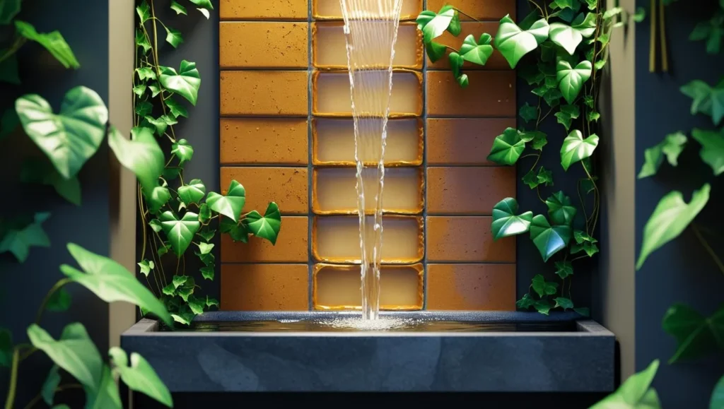 Wall-Mounted-Fountain-Frame-for-home