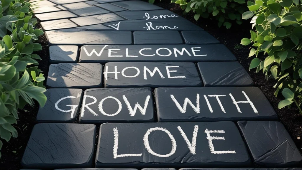 chalkboard outdoor for walkway