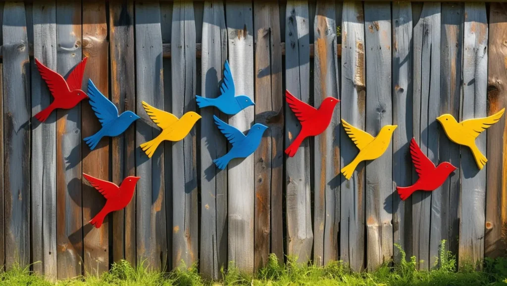 diy-wooden-yard-fence
