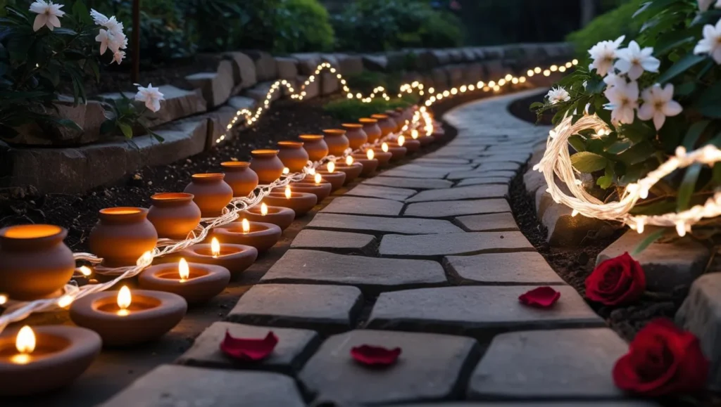 diyas-Fairy-Lights-Pathway
