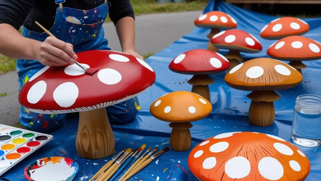 painted-mushroom-yard