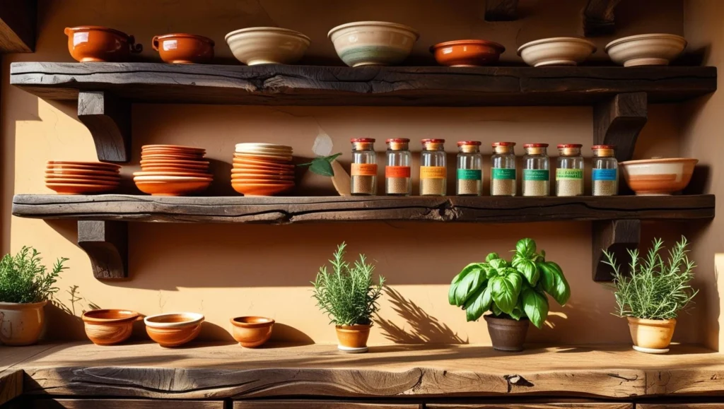 rustic-Open-Shelving