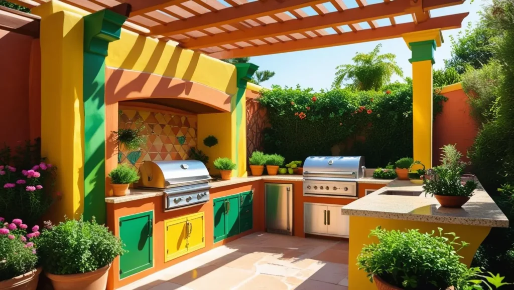 Pergola-Covered-Outdoor-Kitchen