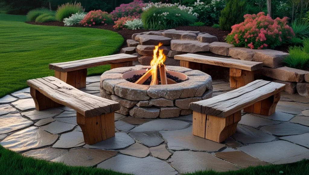 backyard-corner-fire-pit-ideas