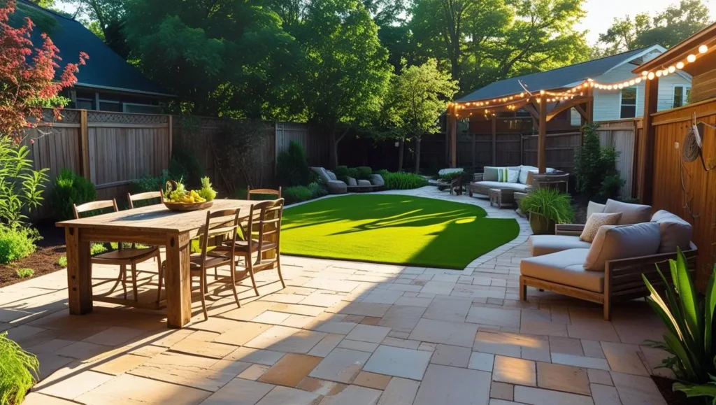backyard-with-green-grass-area