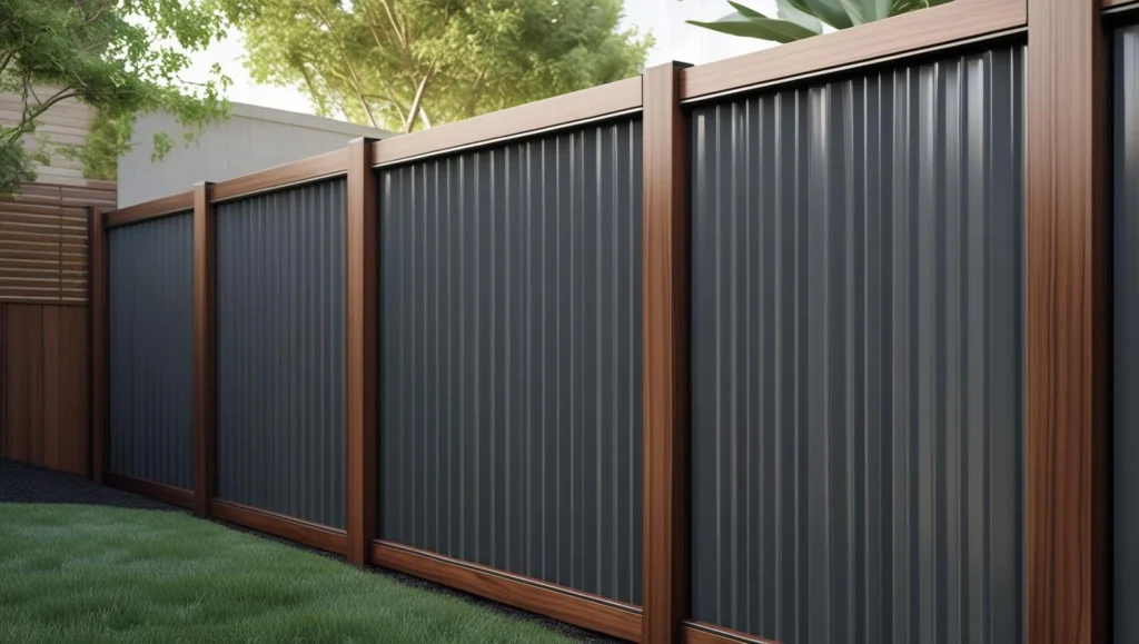black-backyard-fence