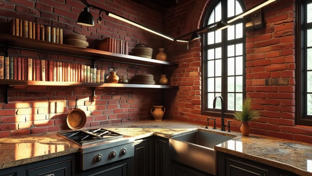 bricks-kitchen-lights-ideas