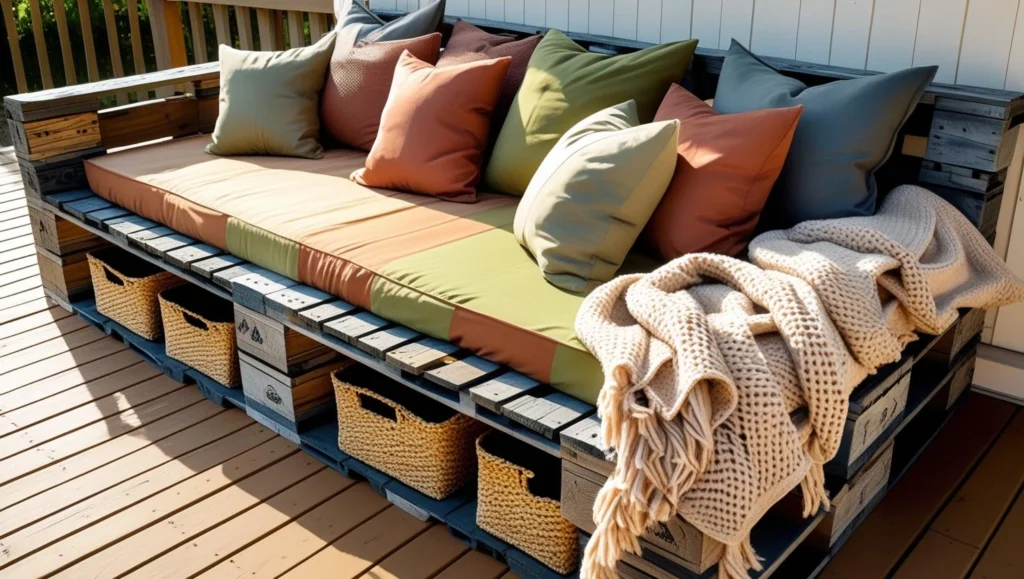 diy-outdoor-pallet-bed