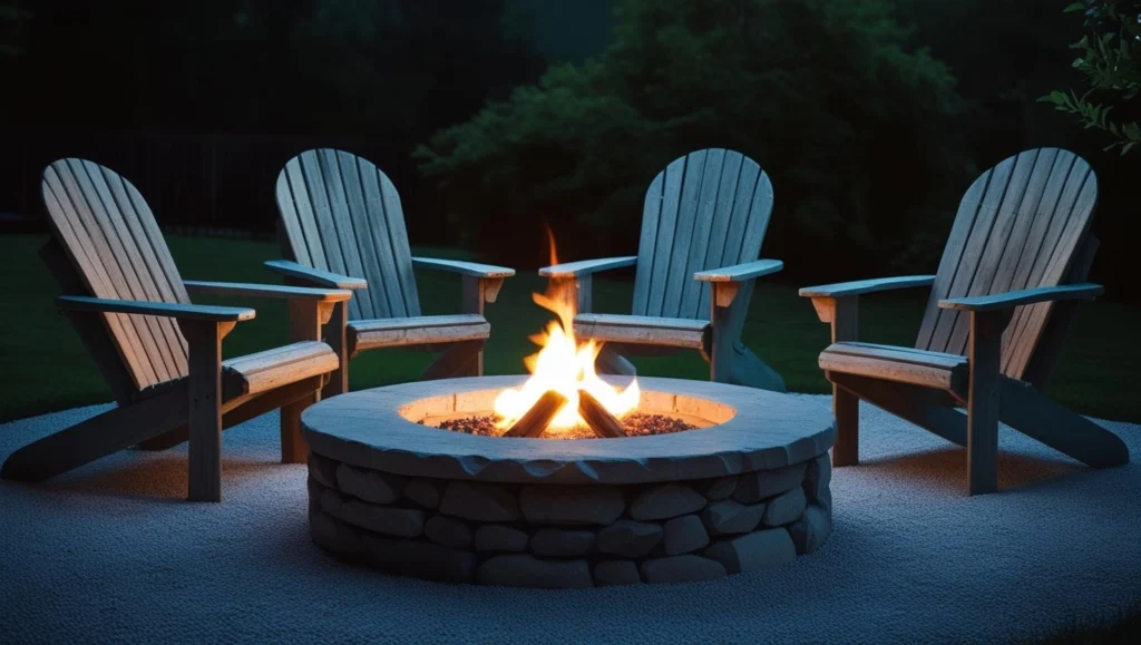 diy firepits backyard