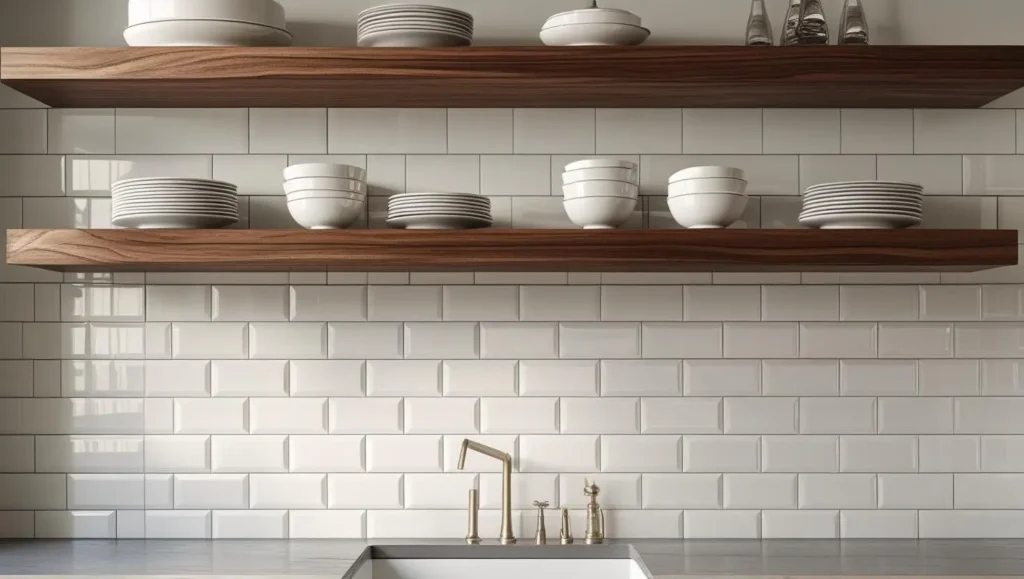 flooting-wooden-shelves-with-kitchen-tiles-ideas