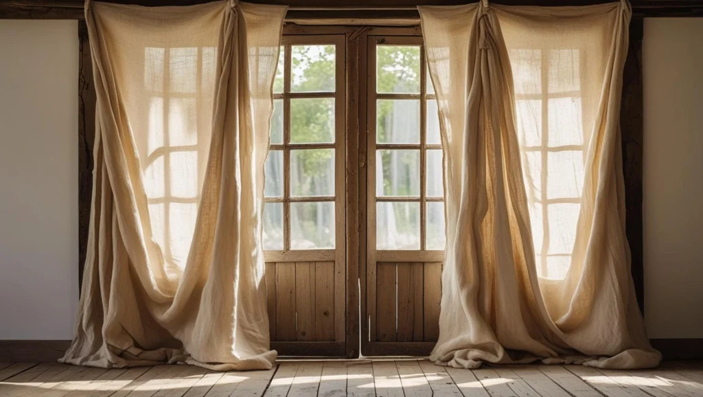 living-room-farmhouse-curtain-ideas
