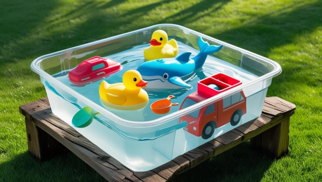 low-wooden-stand-water-table-ideas