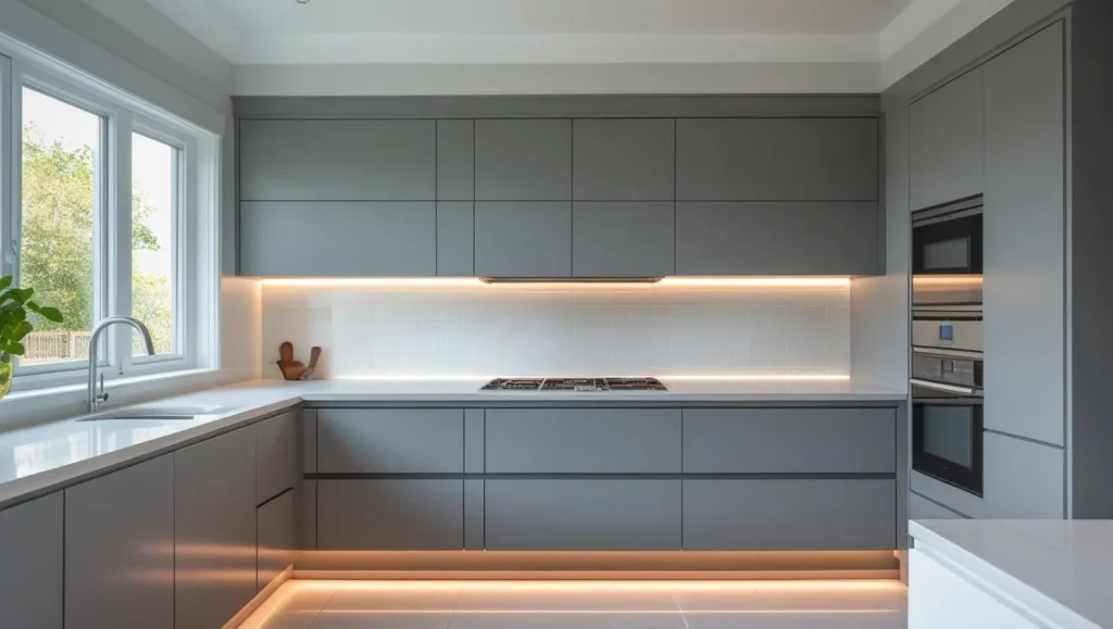 matte-gray-kitchen-cabinet-ideas