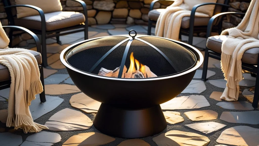 metal-fire-pit-bowl-backyard-ideas