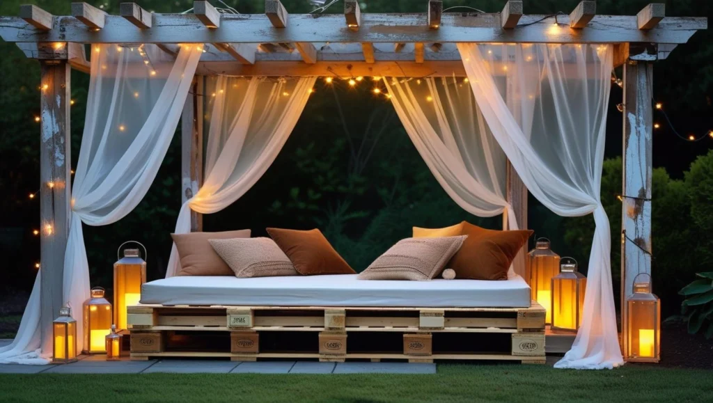 pallet-patio-bed-under-wooden