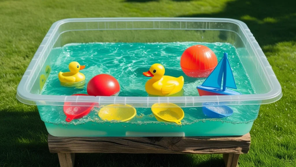 plastic-bin-filled-table-water-ideas