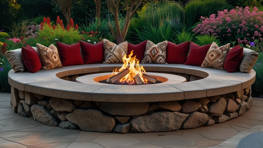 round-firepit-with-curve-ideas