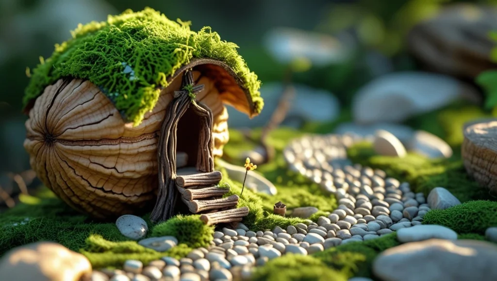 wallnet-shell-fairy-house-diy