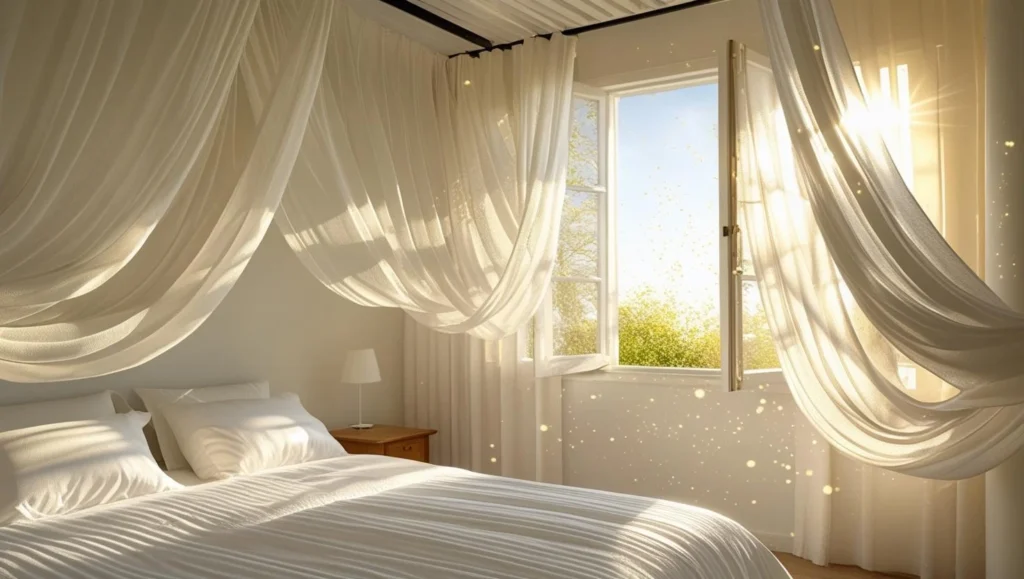 white-curtain-ideas-bedroom