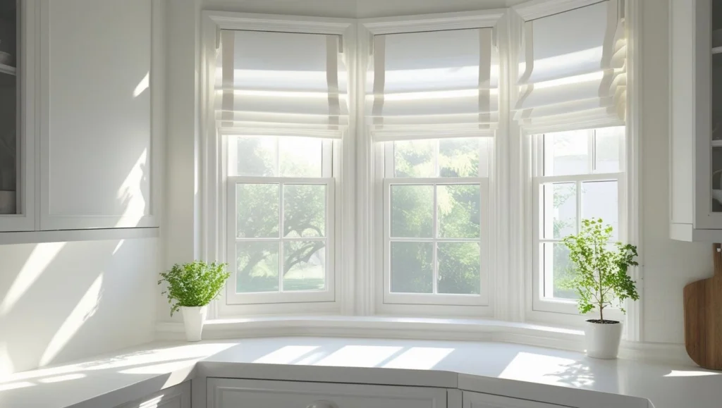 white-roman-sides-curtain-ideas