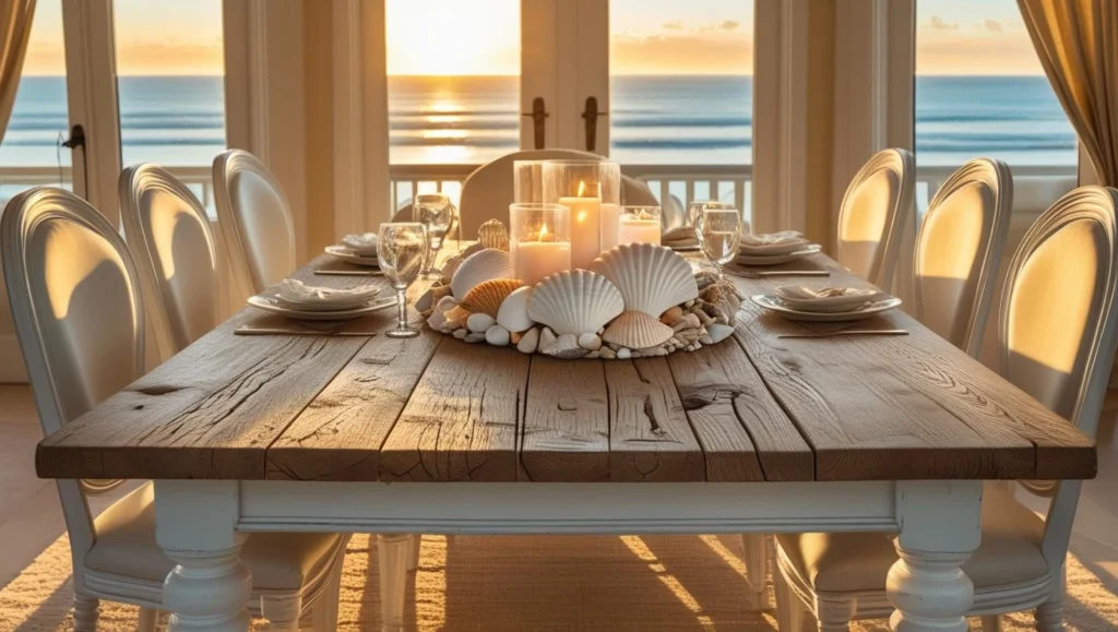 wood-table-beach-decor-ideas