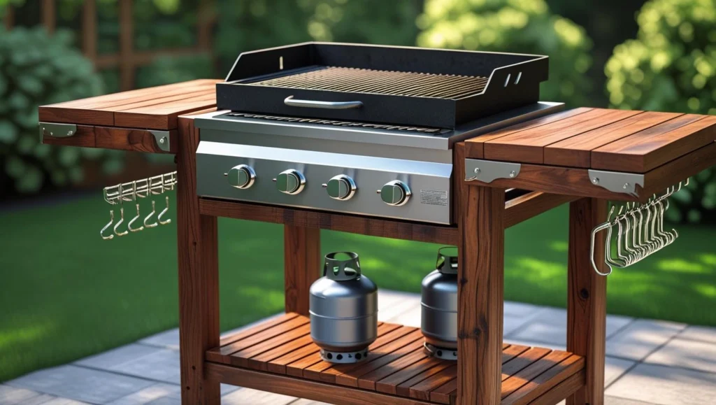 wooden-grill-cart-ideas