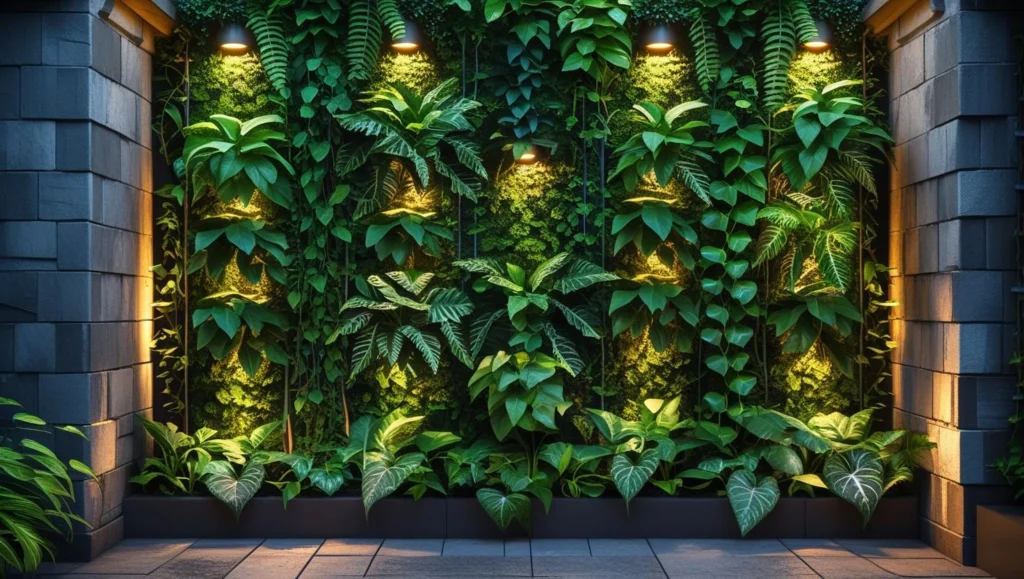 beautiful-courtyard-garden-with-vertical