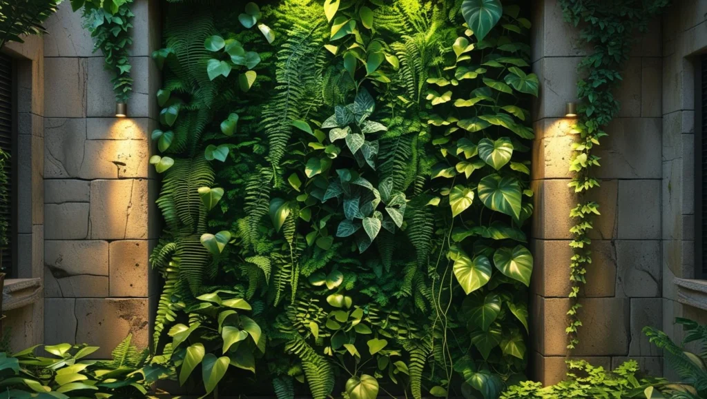 courtyard-garden-with-vertical-green-wall