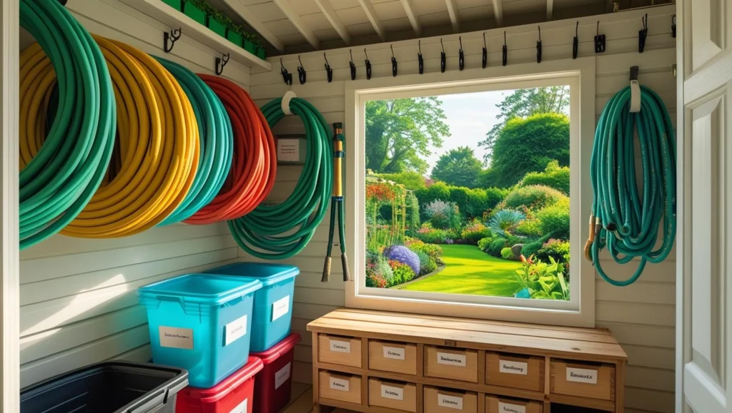garden-colorful-sheds