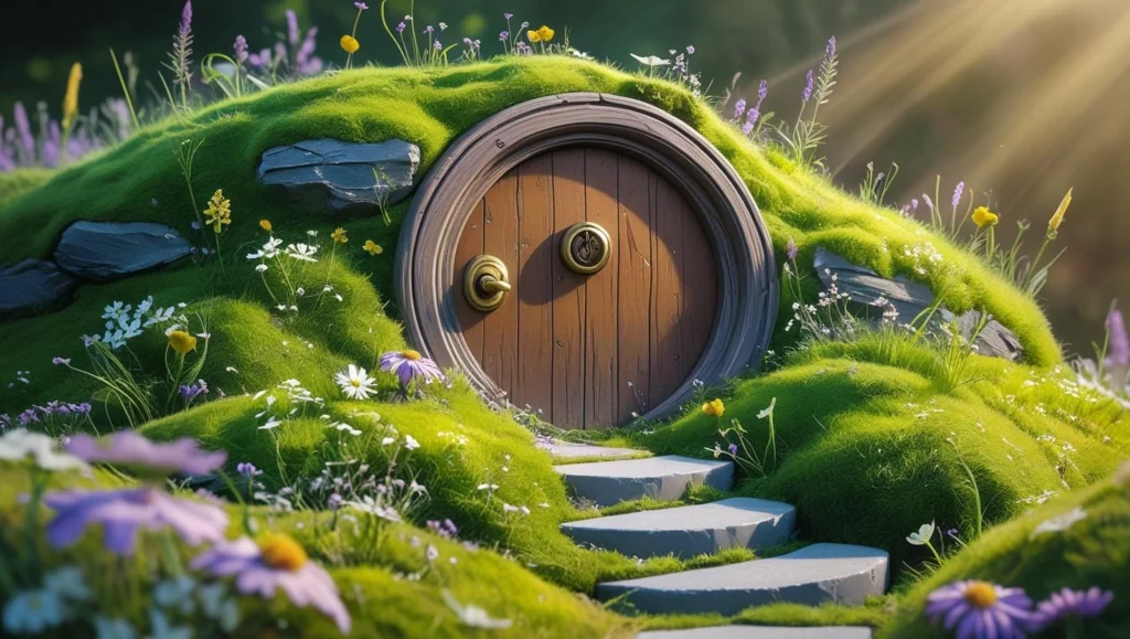 hobbit-door-miniature-garden-ideas