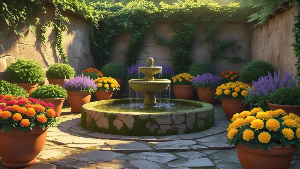 peaceful-courtyard-garden-ideas