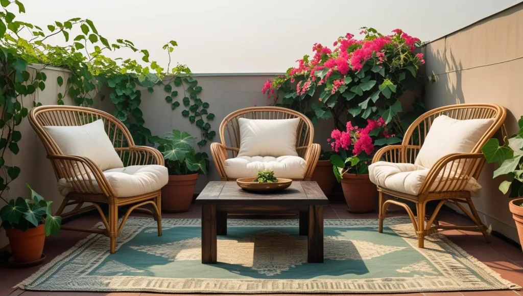 roof-top-garden-ideas-with-wooden-chairs