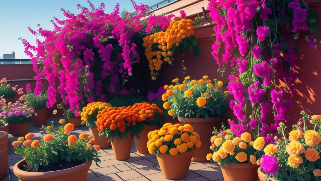 roof-top-garden-with-red-blooming-flowers