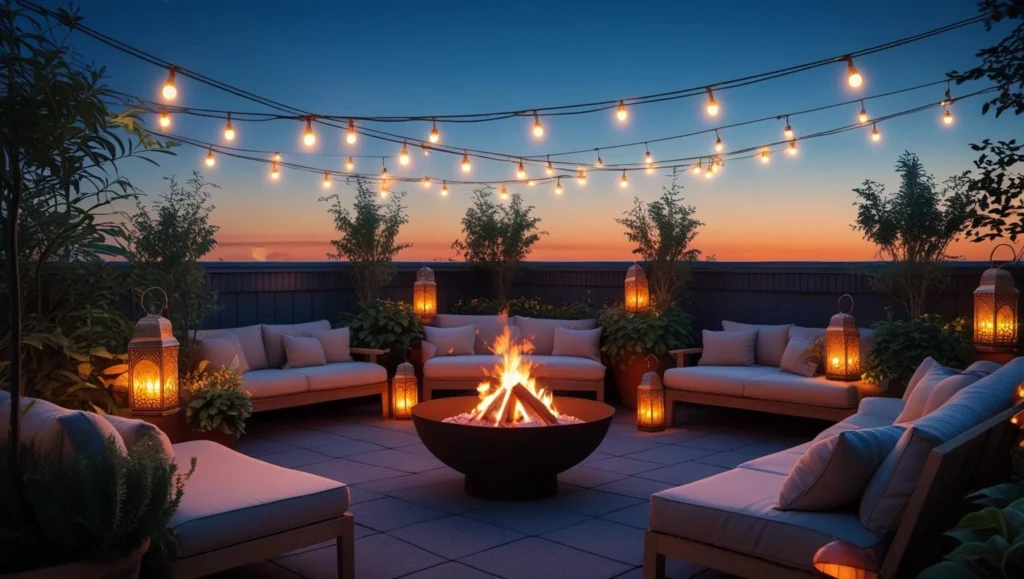 rooftop-garden-at-dusk