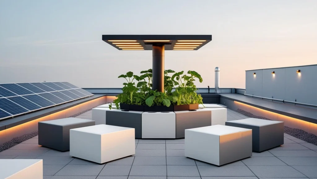 sleek-rooftop-garden-ideas