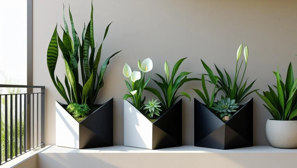 snake-plant-garden-ideas-in-balcony