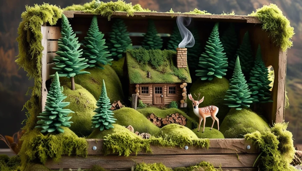 weathered-wooden-miniature-garden-ideas