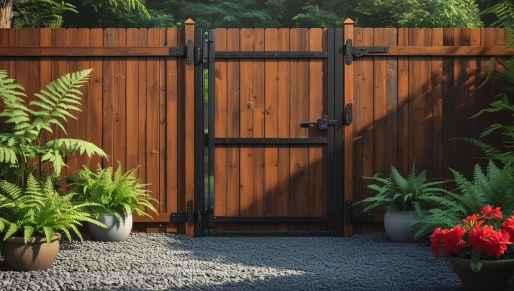 wooden-gate-privacy-fence-idea