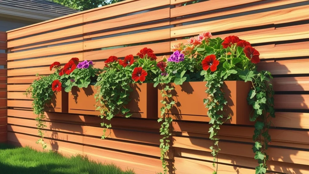 wooden-slat-privacy-fence-ideas